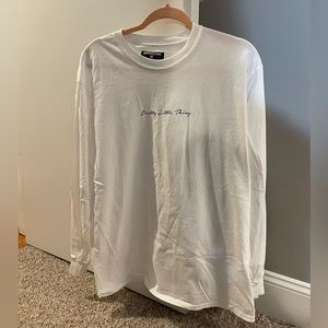 Pretty little thing white long sleeve tee